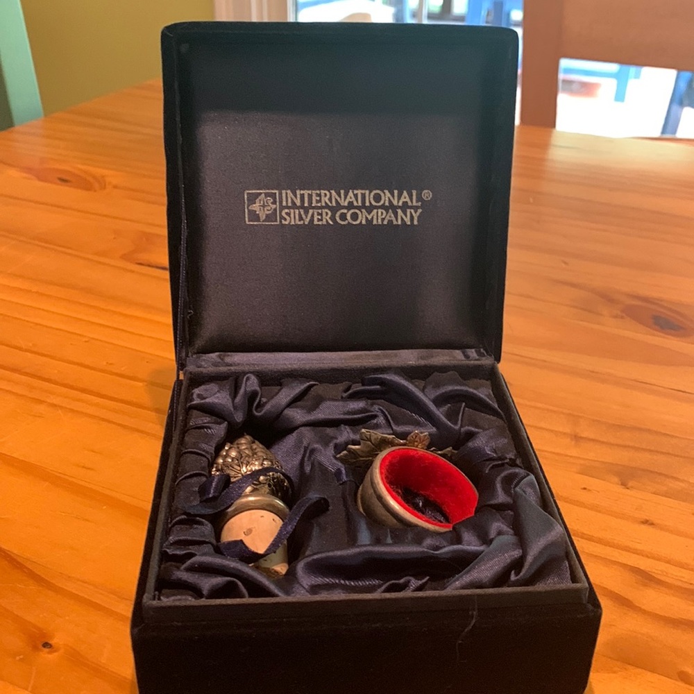 Silver wine set